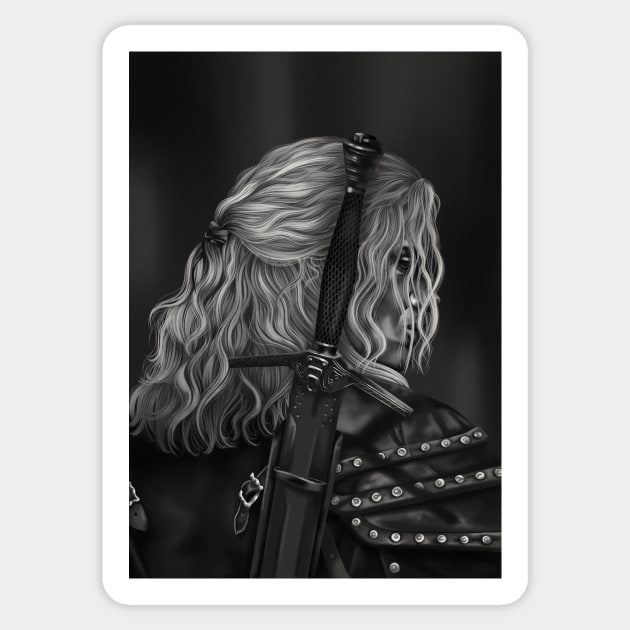 Geralt Sticker by torirosenbaum